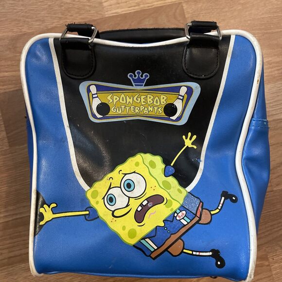Nickelodeon VTG Y2K Spongebob Bowling Bag Insulated Soft Lunch Box - Picture 2 of 5